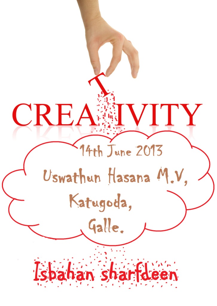 Creativity isbahan poster